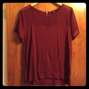 H&M pretty short sleeve top