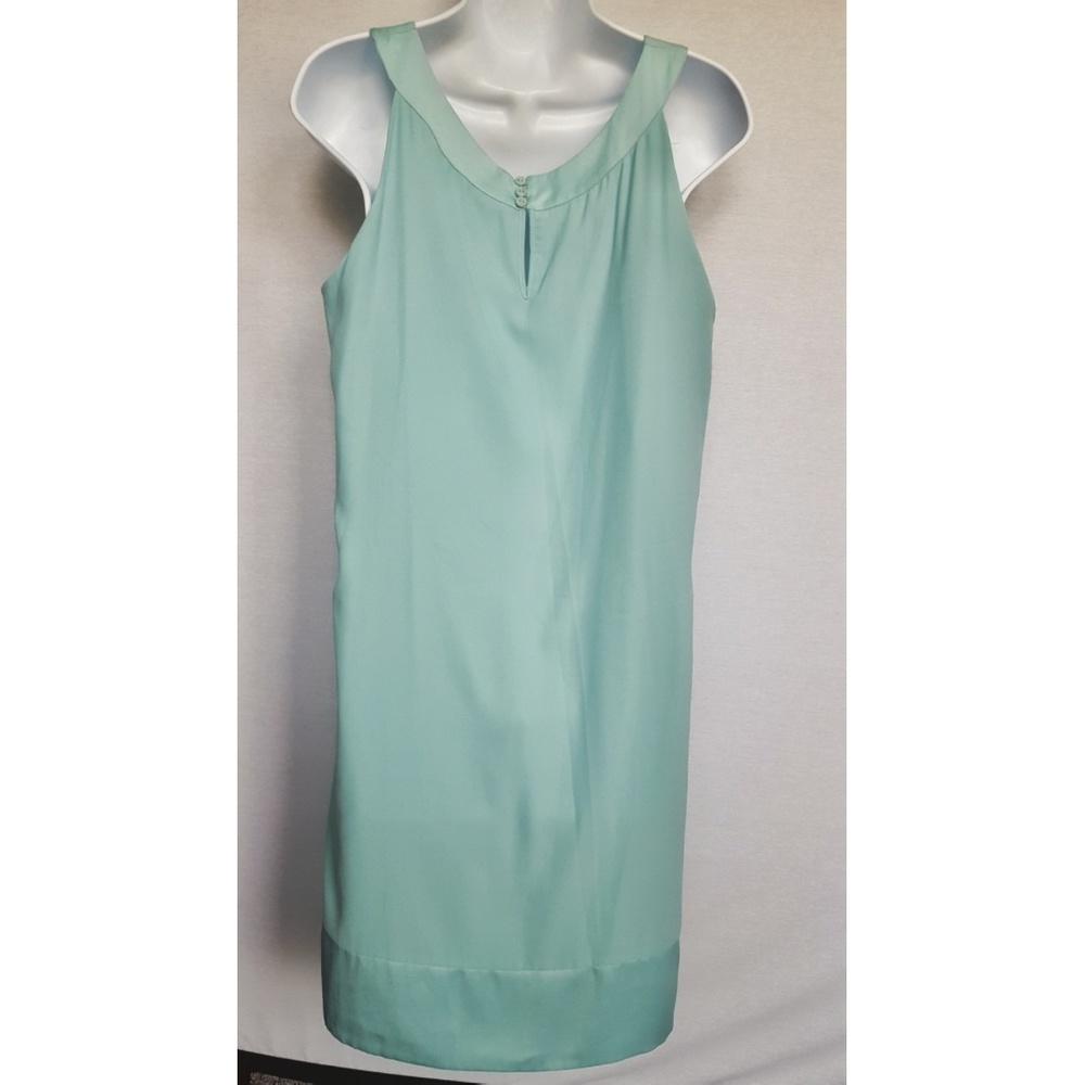 H&M Teal Sleeveless Bow Dress_2