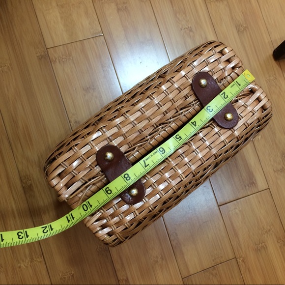 Wicker basket Purse - Picture 5 of 8