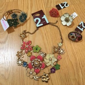 NWT Floral Jewelry Lot