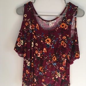 Gypsies&Moondust Boho Floral Knit Top