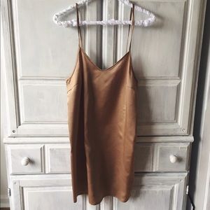 Gold Slip Dress