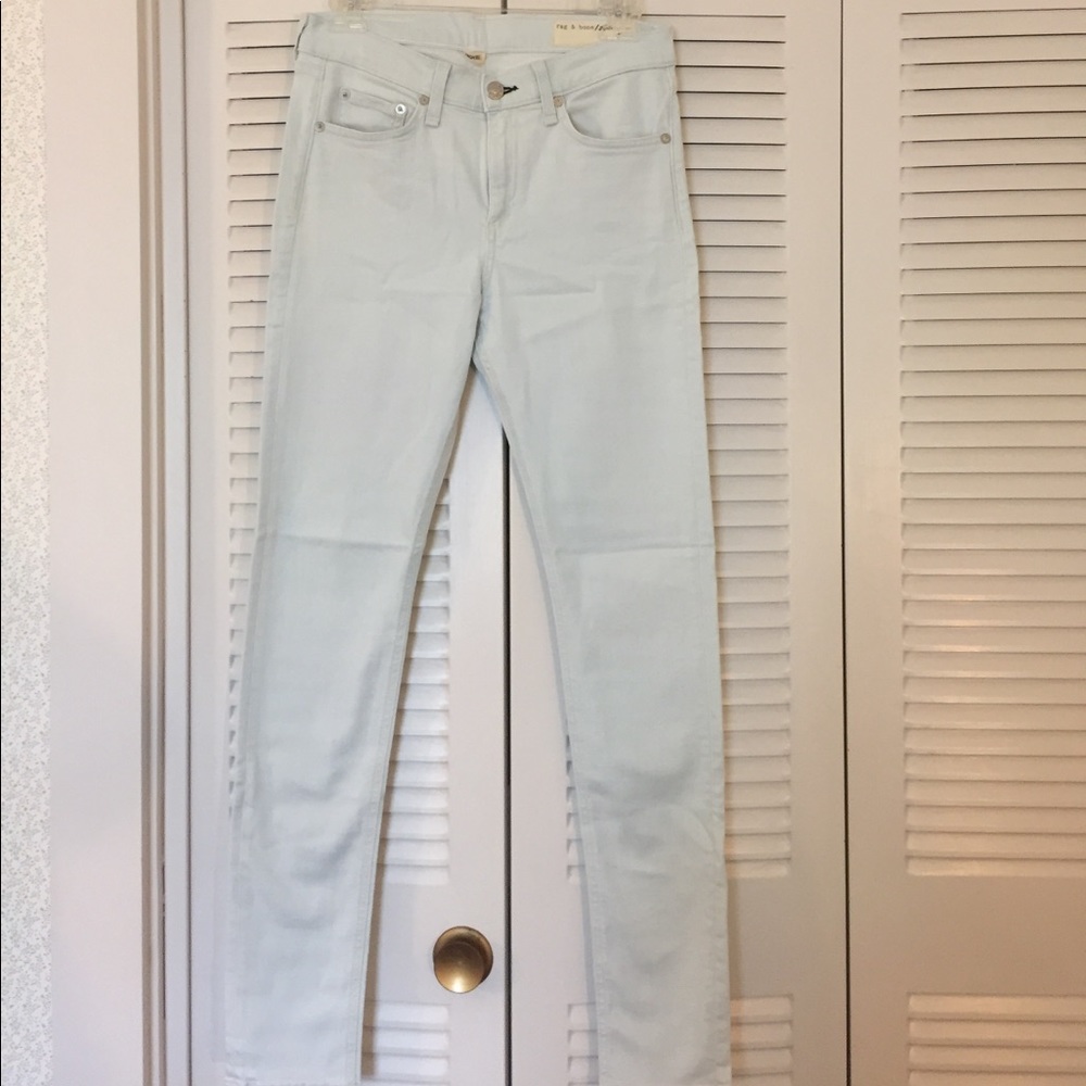 Rag and bone high rise skinny jeans