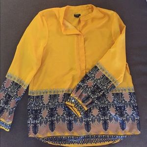 J. Crew Yellow Tunic
