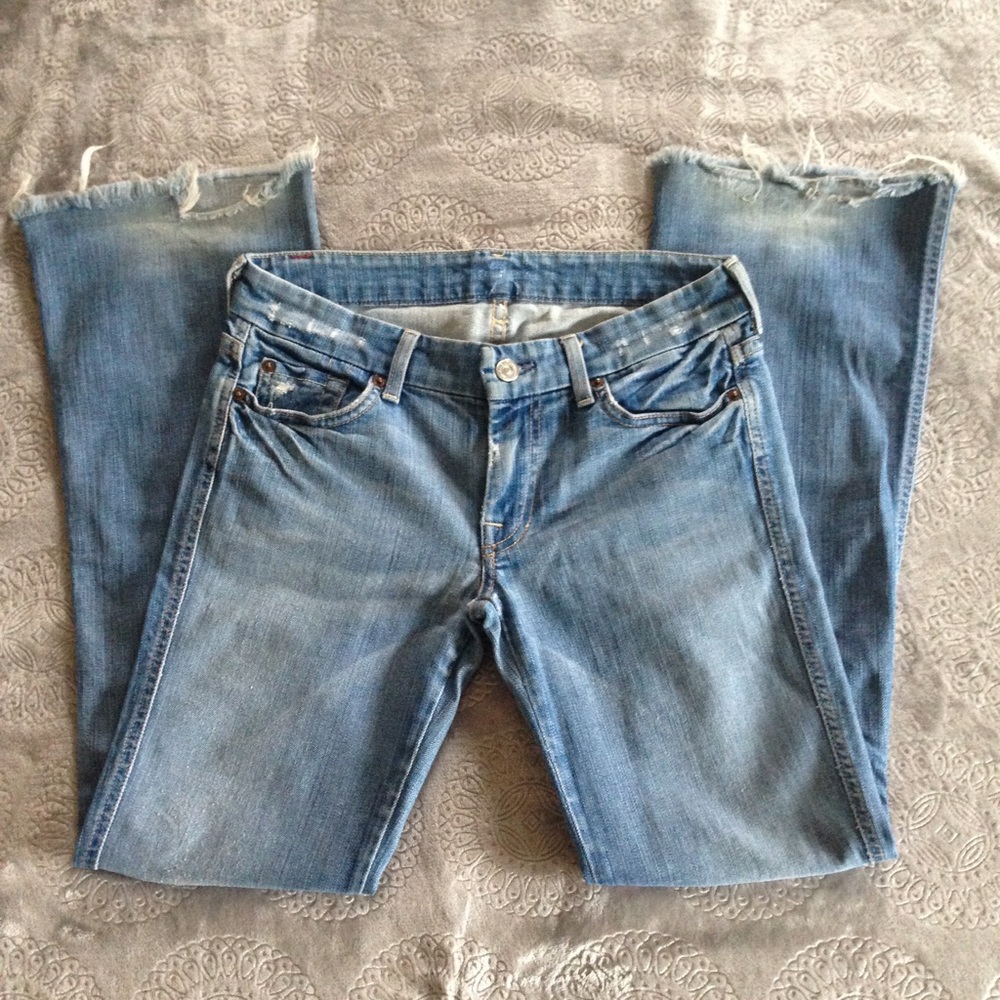 Seven 7 For All ManKind Distressed A-Pocket Jeans