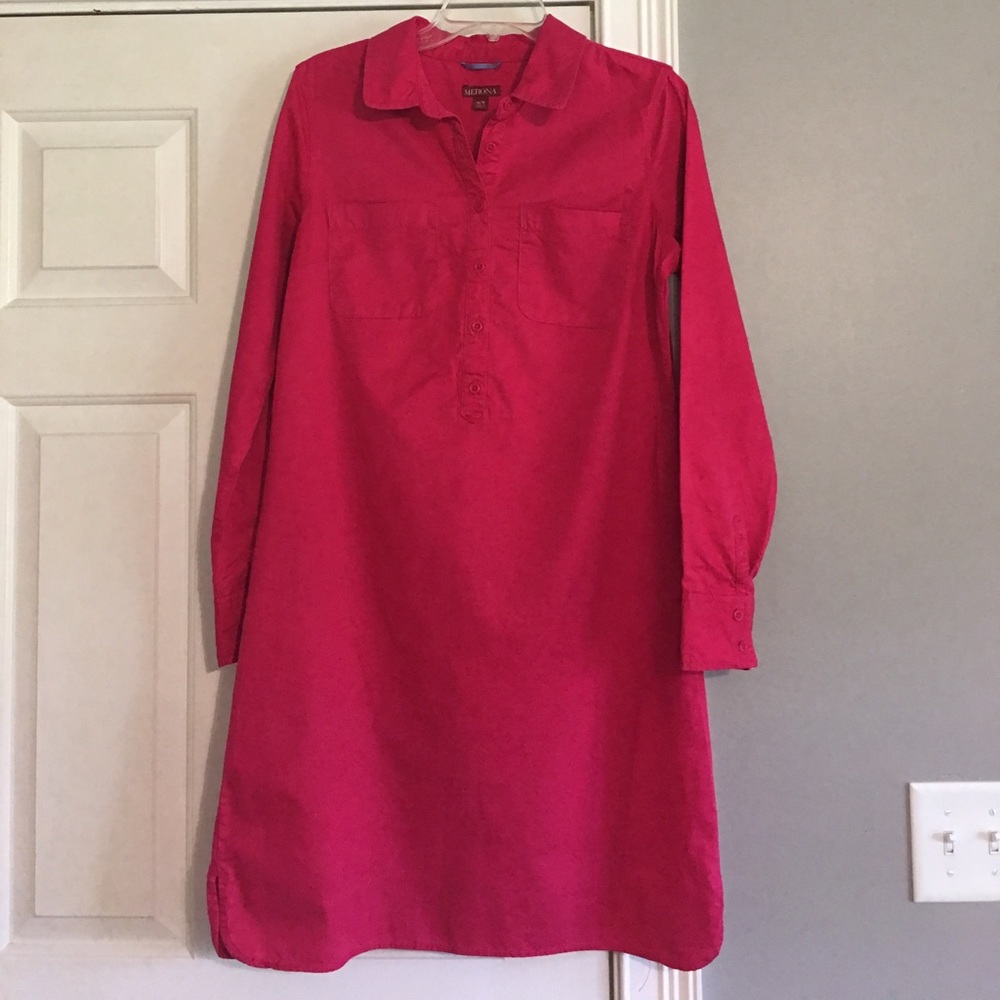 Ladies size medium hot pink dress/top