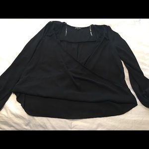 Charlotte Russe Plus Lace Detail Blouse