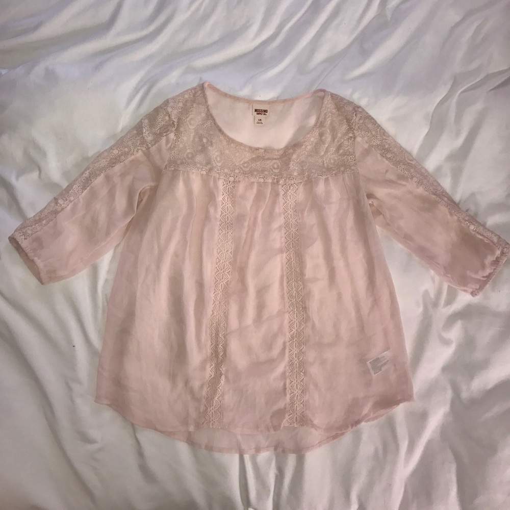 Light pink blouse