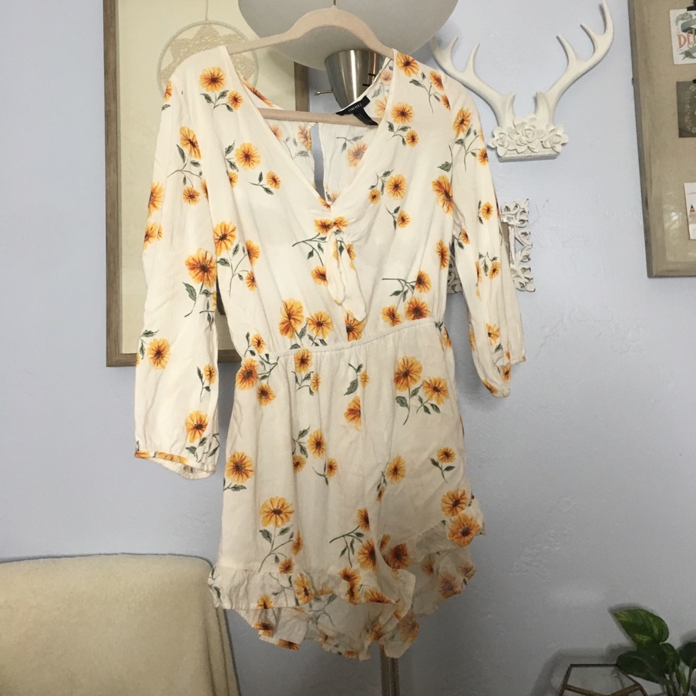 Sunflower romper