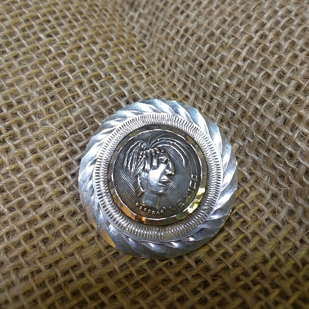 Vintage Old Mexican Pendant/Brooch