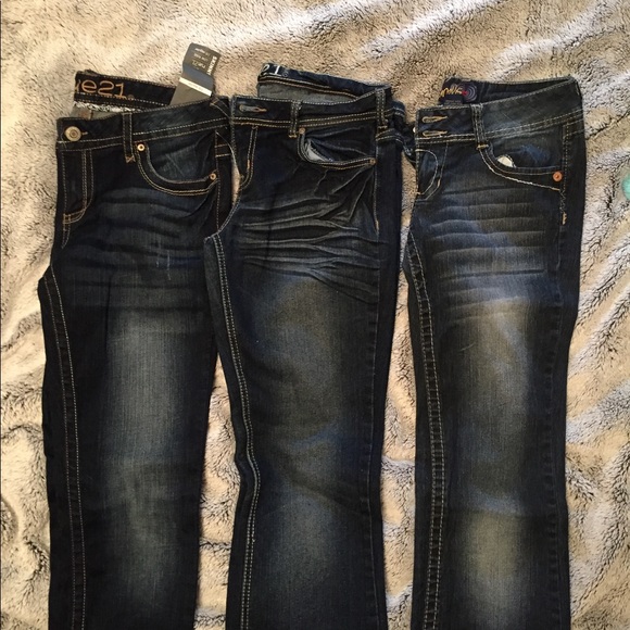 Rue21 Denim - 3 NWT Jean Lot