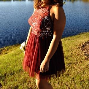 Red/Burgundy Homecoming/prom dress