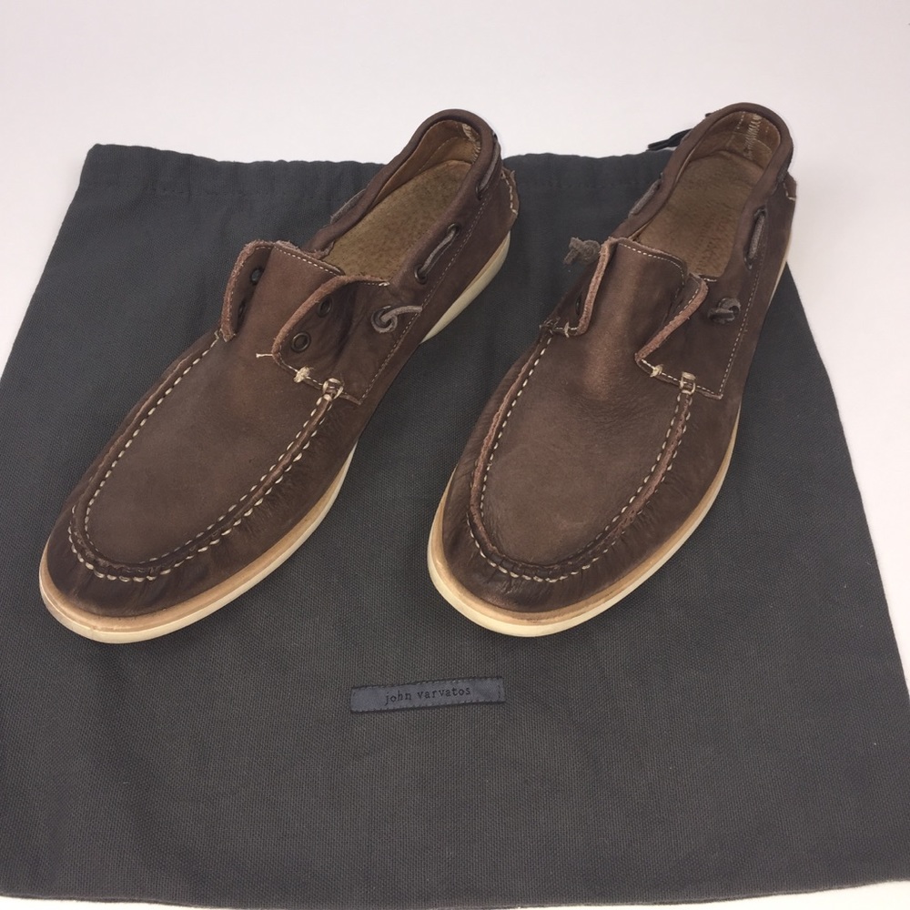 Men's John Varvatos Suede Beekman Laceless loafers