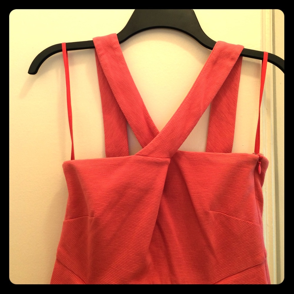 Banana Republic Coral flirty dress