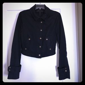 Cropped Black BCBG Jacket  Size small