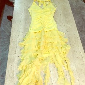 BCBG halter party dress