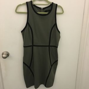 Green Jack Body Con Dress
