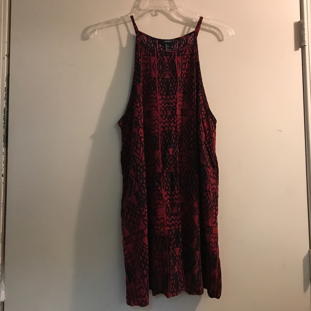 High neck tunic