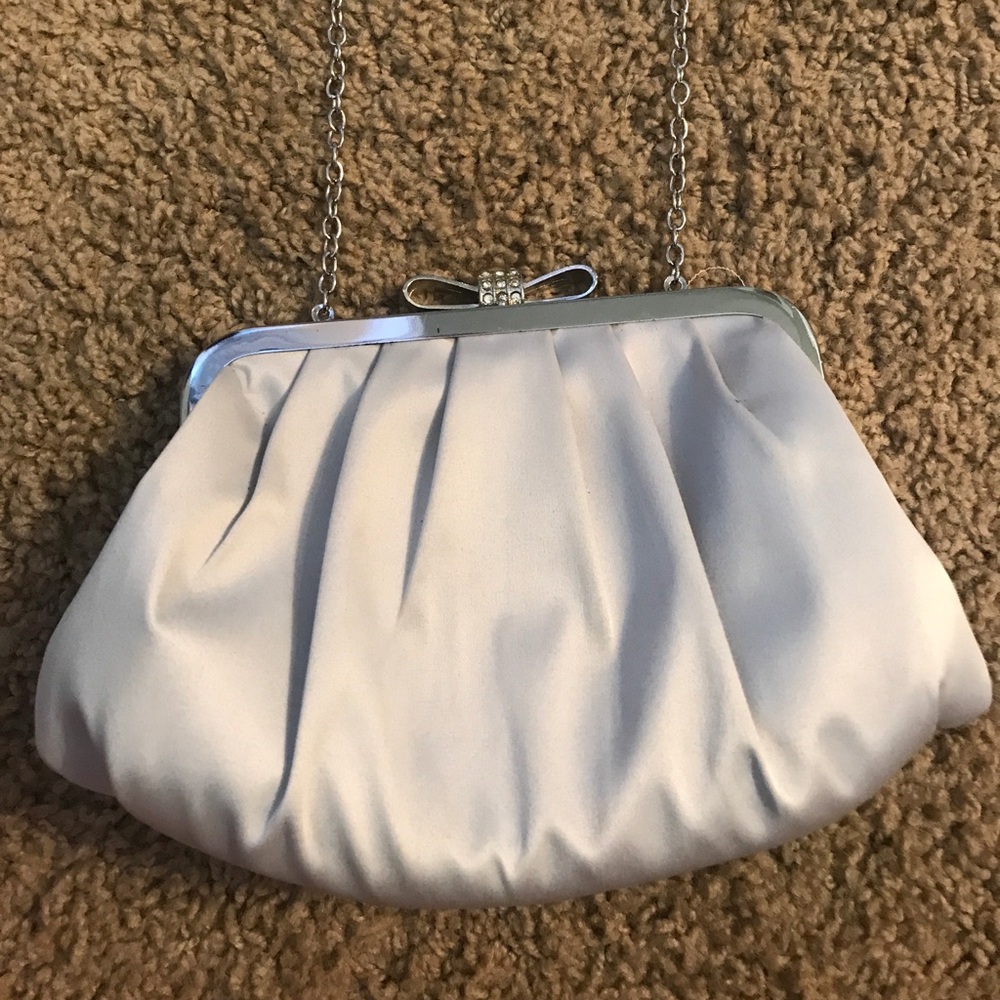 vintage silver handbag