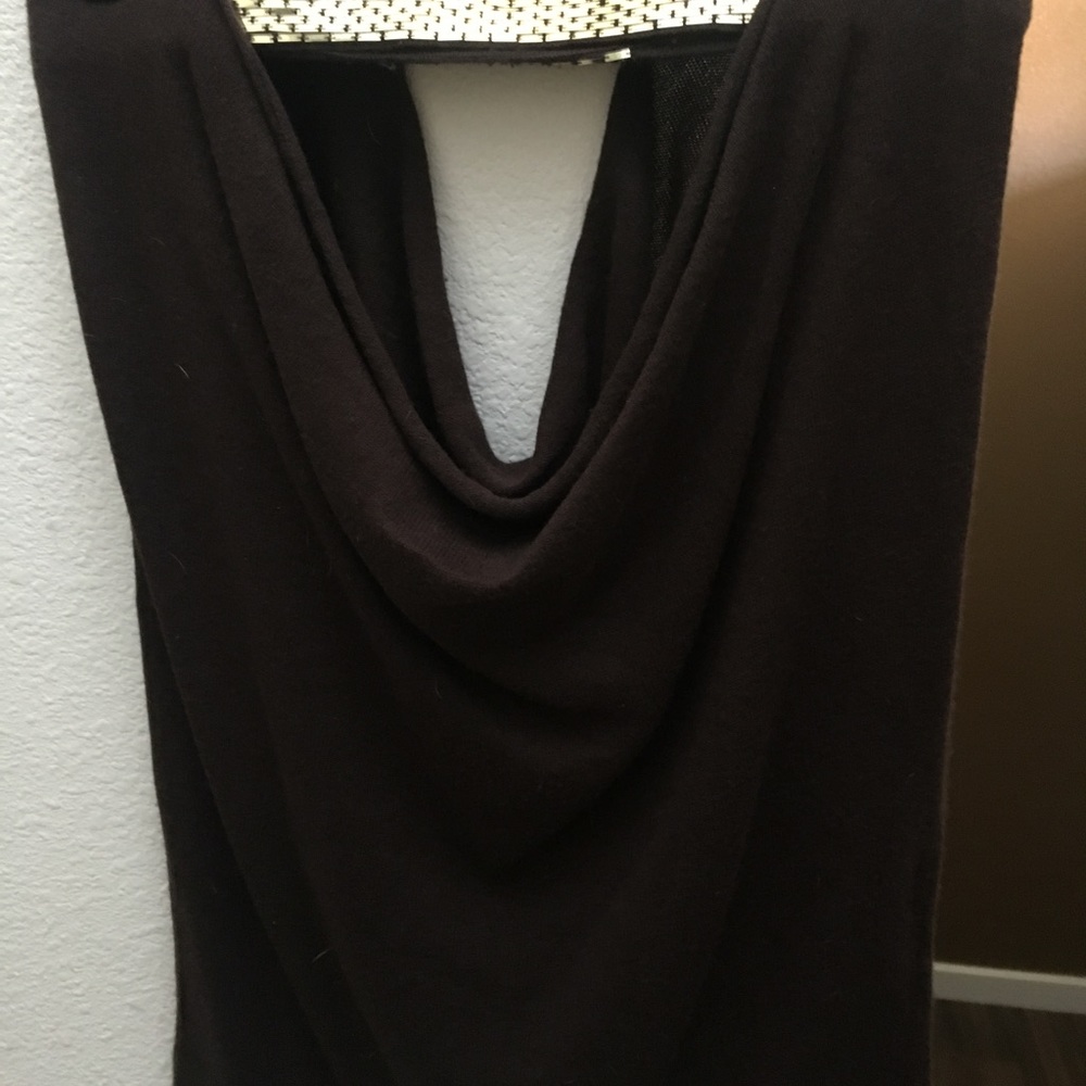 BCBG Max Azria Brown Cashemere Tube Top