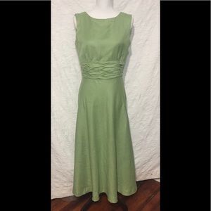Jessica Howard Classic Linen Maxi Dress Size 8