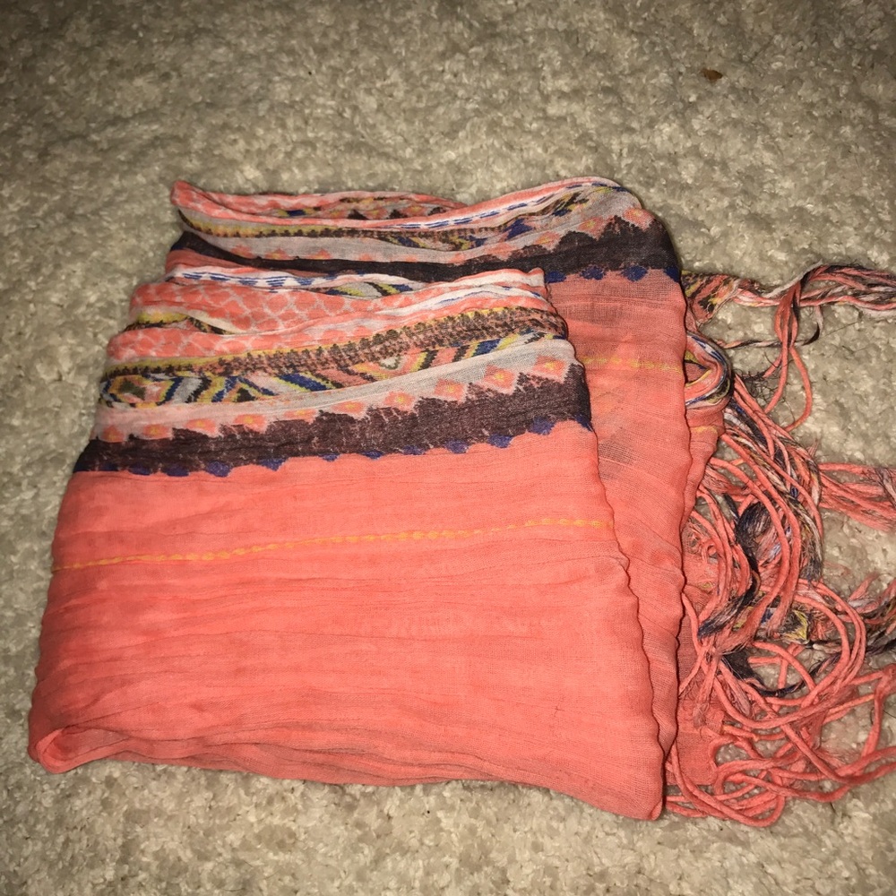 Light pink scarf