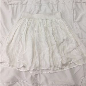 white skirt