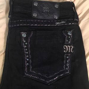 Miss me black skinny jeans