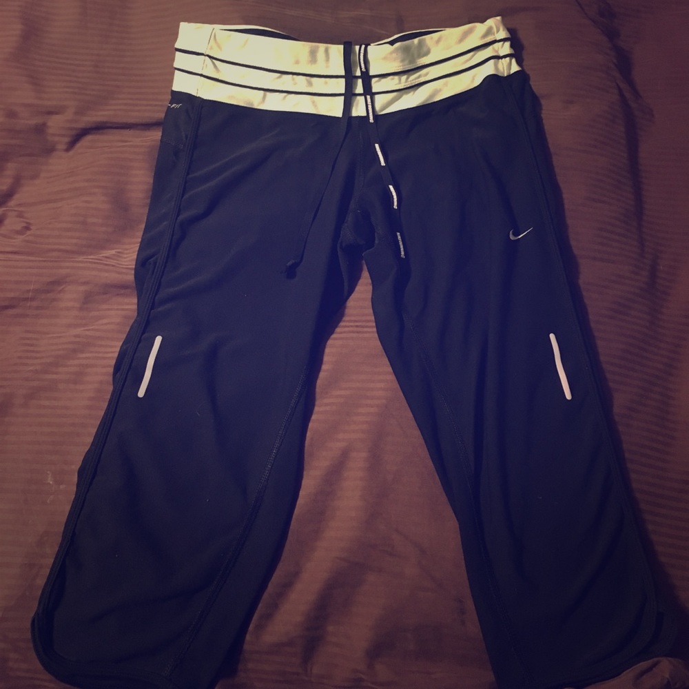 Nike jogging capris.