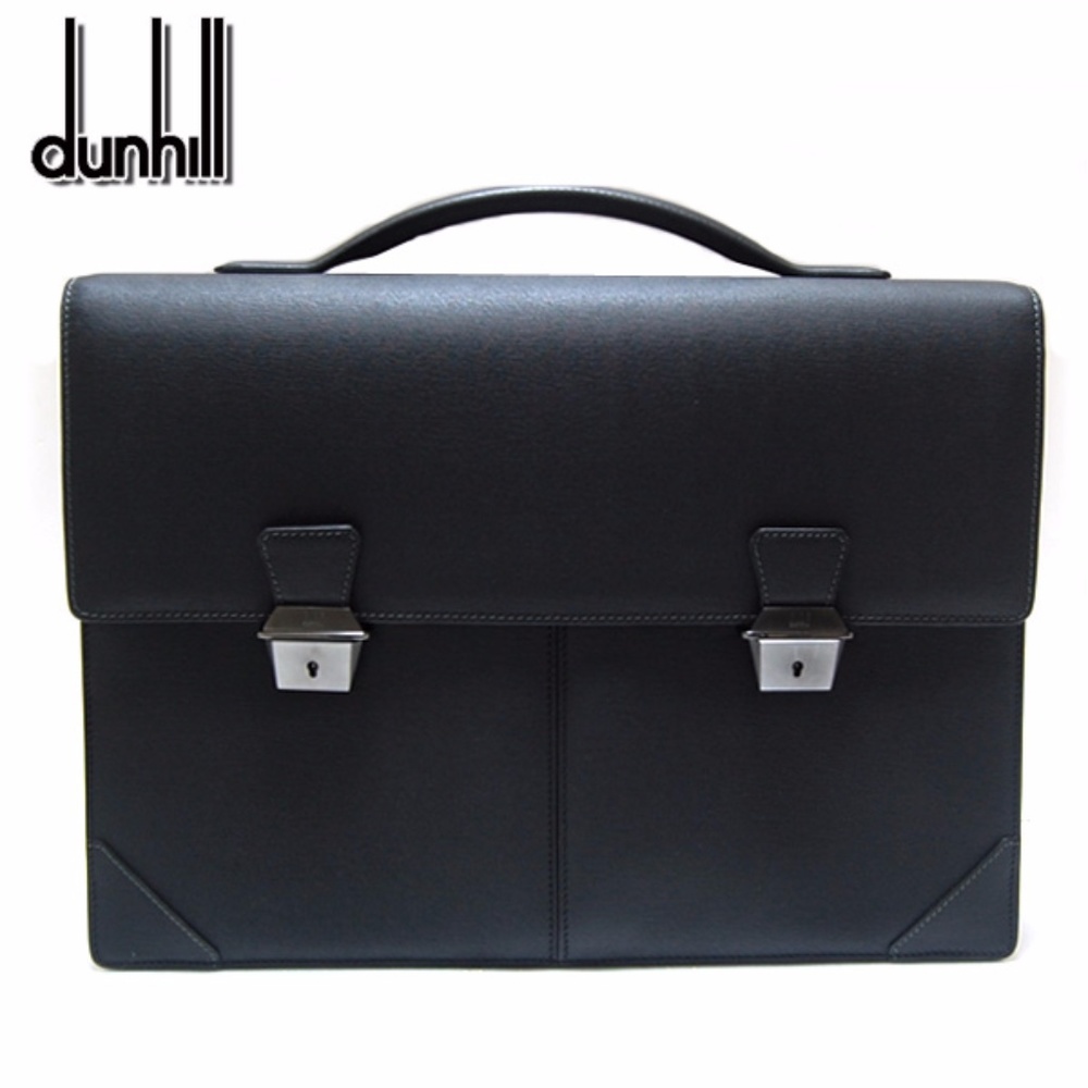 Dunhill Double-Clasp, Full-Size Gunmetal Briefcase