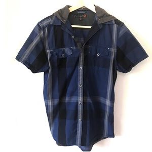 Men's • Guess • Detachable • Hooded • Shirt