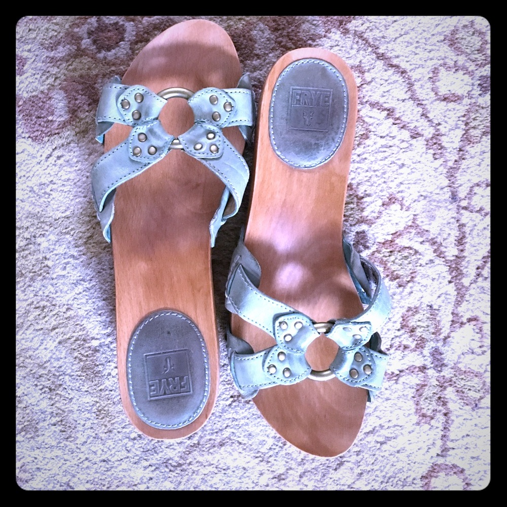 Frye slides, size 7.5