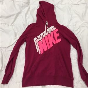 pink sweatshirt