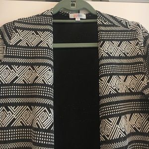 LuLaRoe Small Black and White Geometric Sarah