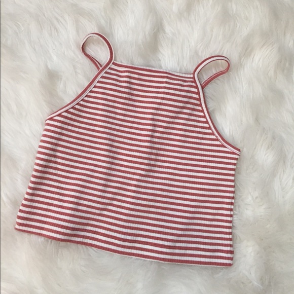 Forever 21 Tops - Striped Crop Top
