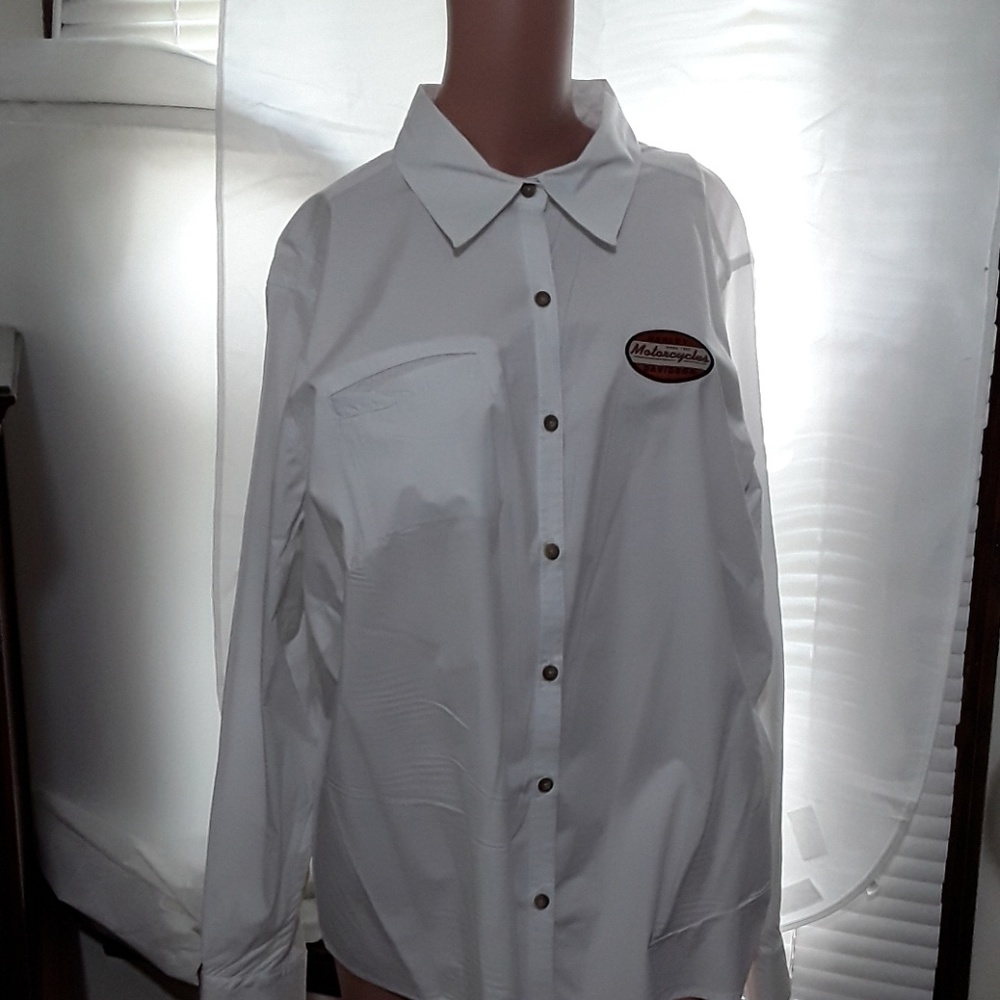 Harley Davidson Womans White Shirt