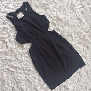 FINAL PRICE DROP NWT Lulu's Black Cut Out Dress