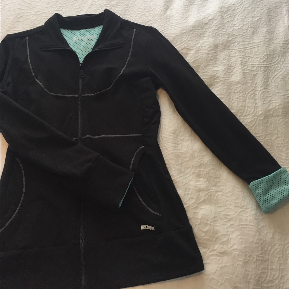 Grey's Anatomy black zip up - S