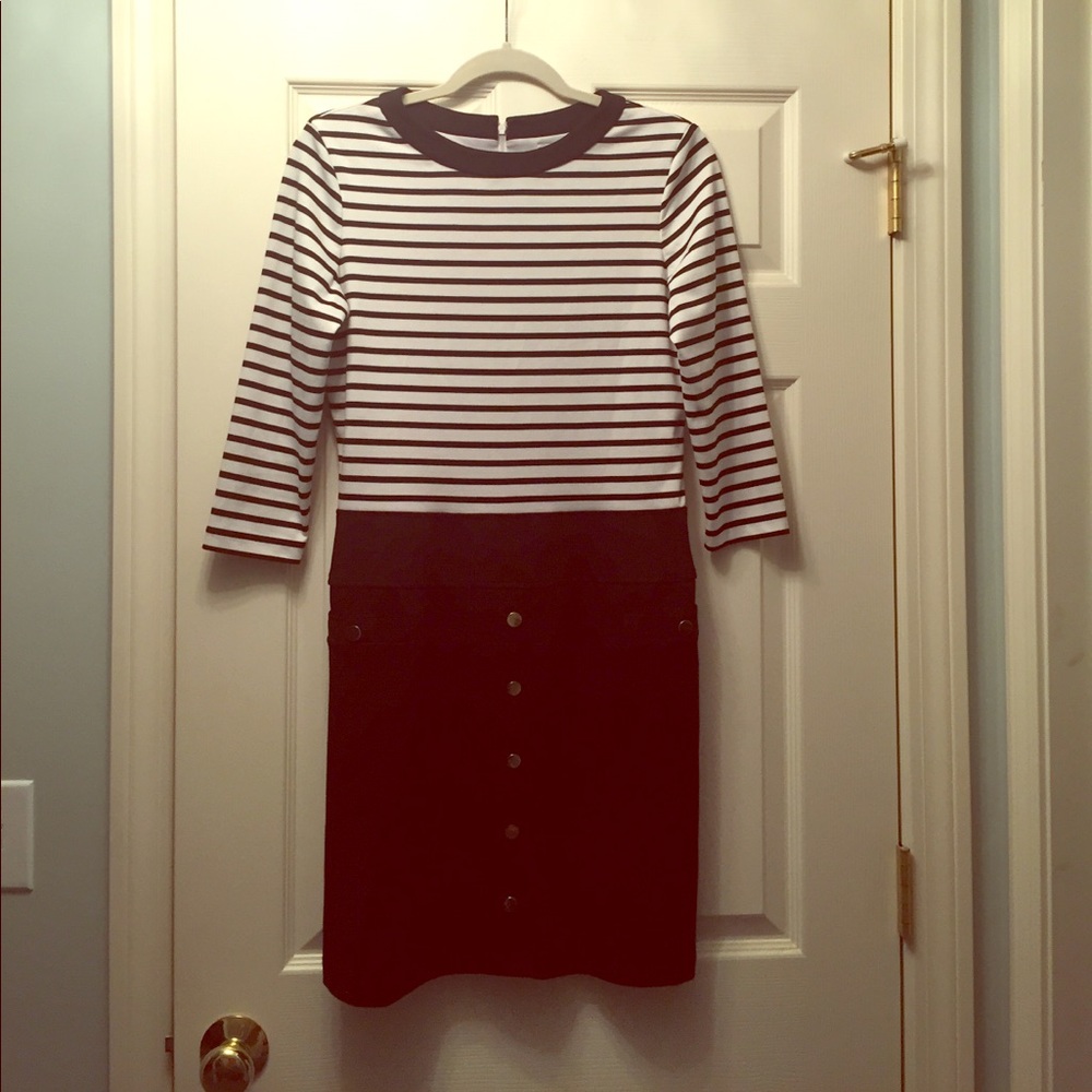 Sandra Darren striped dress