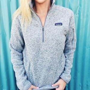 Grey-blue Patagonia pullover jacket