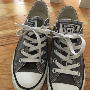 Gray Converse Chuck Taylor All Star Low Top!