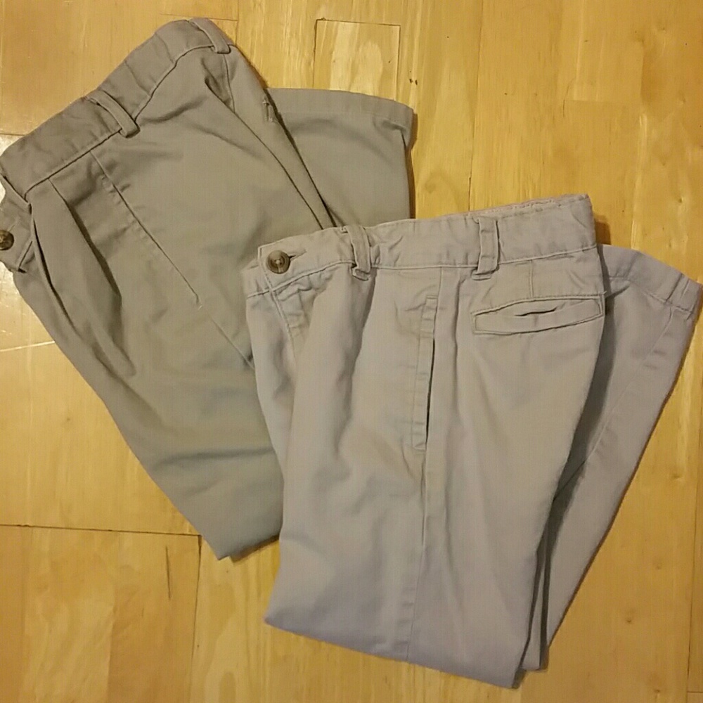 2 Pair Boys Khaki Pants