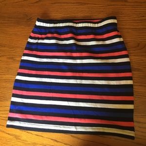 A striped size medium Forever 21 skirt
