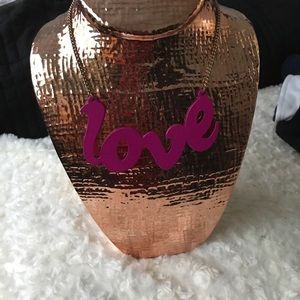 Worn once LOVE chain