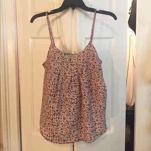 Floral dressy tank