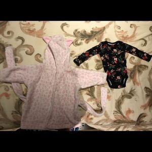 Bath Robe & a bodysuit