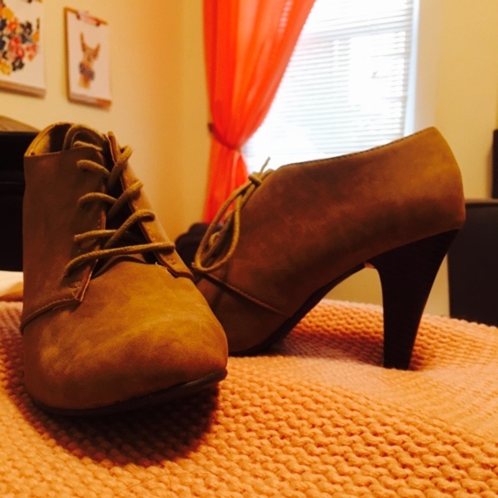 Call It Spring Lace Up Booties