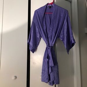 Sexy purple bath robe