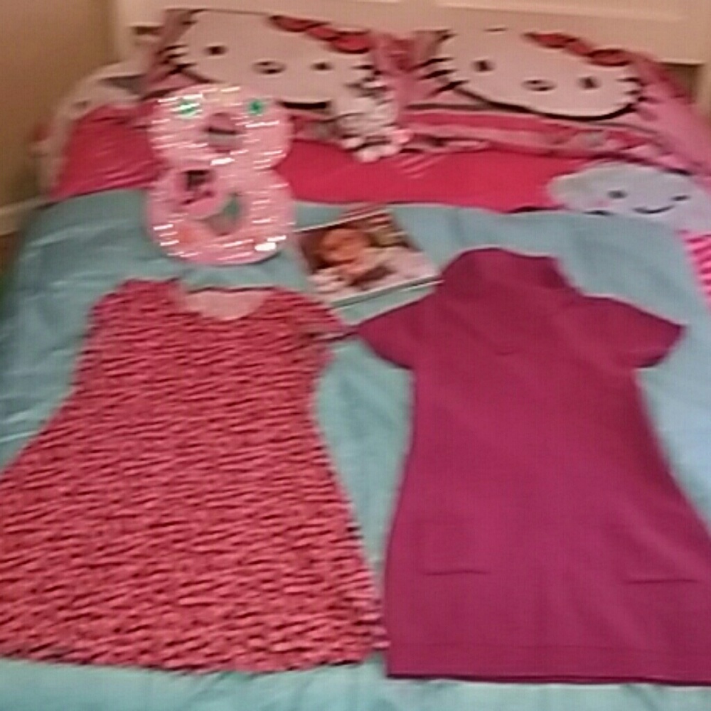 Both Dresses Girls Heart Dress and Sweater Dress