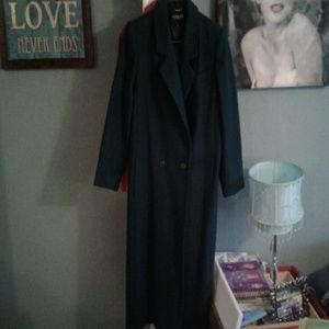Dark green wool coat
